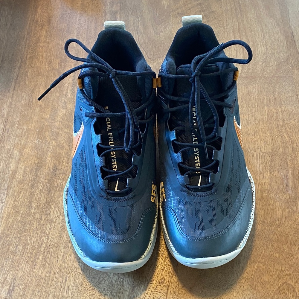 Men's Black and Orange SFS Nike React